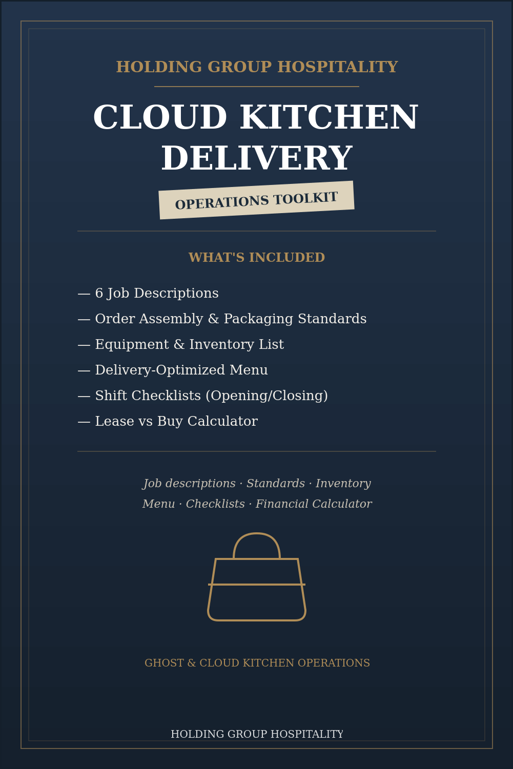 Cloud Kitchen Delivery Operations Toolkit